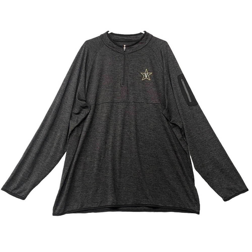 Colosseum Jacket Mens 2XL Heather Gray Vanderbilt Commodores Football NCAA Logo